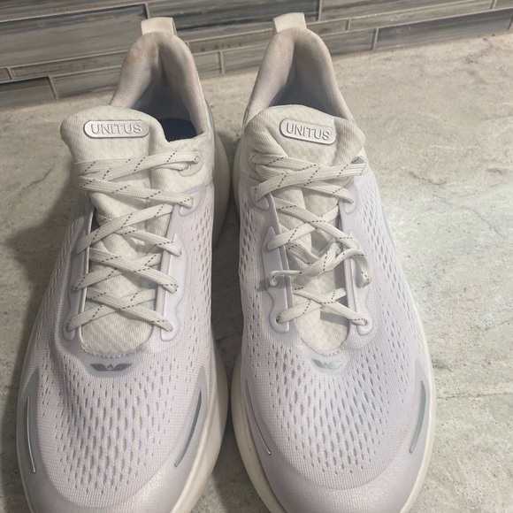 Unitus Mens Fortra White Athletic Sneakers size 10 - Picture 2 of 7
